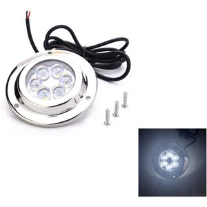 Shoppo Marte DC 10-30V 12W IP68 316 Stainless 6 LEDs White Light Underwater Light Boat High Power Bright for Marine / Yacht