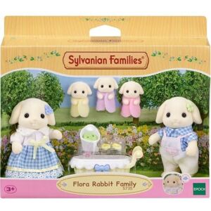 Tilbehør til dukkehus Sylvanian Families 5735 Flora Rabbit family