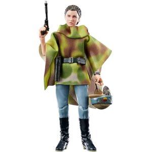 Star Wars Episode VI 40 års jubilæum Sort serie actionfigur Prinsesse Leia (Endor) 15 cm