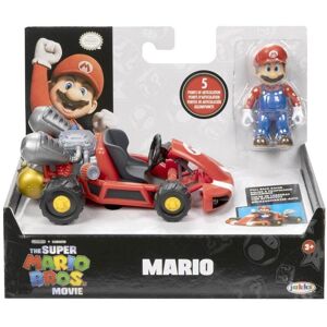 Super Mario Movie Pull Back Racer with figure Mario