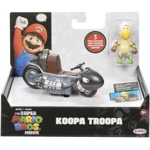 Super Mario Movie Pull Back Racer with figure Koopa Troopa