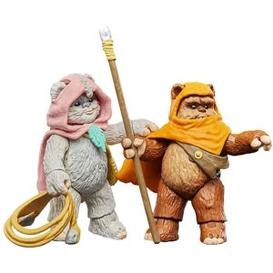 Hasbro Star Wars: Ewoks Vintage Collection Action Figures Wicket W Warrick & Kneesaa 10 cm