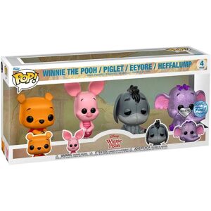 DisneyPOP! Film Vinylfigur 4-Pakke Nalle Plys 9 cm