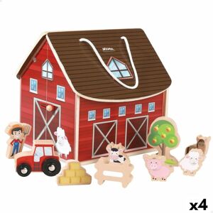 Playset Woomax Farm 9 Pieces 4 Units 19 x 18 x 19 cm