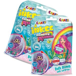 Sassier Bath Bomb Rainbow Mermaid Surprise - Badebombe Havfruens overraskelse 2 Pack