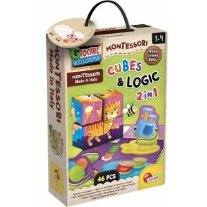 Lærerigt Spil Lisciani Giochi Cubes & Logic 2 in1 (FR)