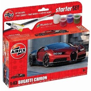 AIRFIX Small Starter Set 1:43 Bugatti Chiron, new