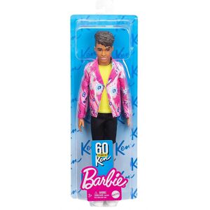 Barbie Ken 60th Anniversary  Rocker Derek Look med neon top, shorts og sko