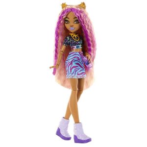 Monster High Skullimates S Secrets Clawdeen Wolf (serie 1) Dukke Rosa