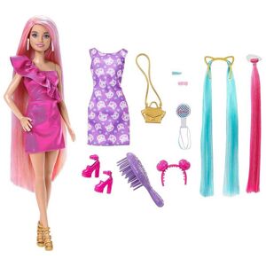 Barbie Kaukasisk Extralargo Hårdukke Totally Hair 2.0 Rosa