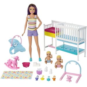 Barbie Babysitters Inc Nap N Nurture Nursery Doll Skipper Flerfarvet