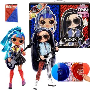 L.O.L. Surprise 567288 - Remix Millennial Girls Rocker Boi Punk Grrrl, 2 dukker, diske + tilbehør
