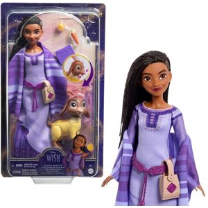 Mattel Disney Wish Asha doll + accessories