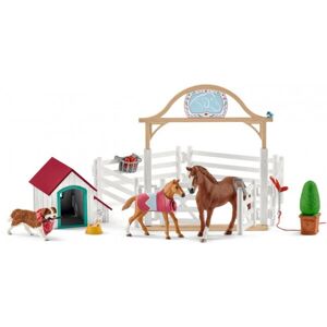 Schleich Horse Club 42458 - Hannahs plejeheste og Ruby-hund