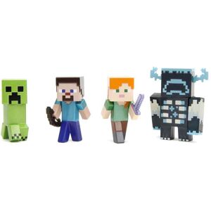 Minecraft Set 4 Nanofiguras 7 Cm Flerfarvet