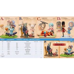 Banpresto Assorterede Følelsesmæssige Historier 2 One Piece Japansk Lotteri 80 Enheder