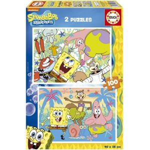 Educa Sponge Bob-puslespil, 2x100 dele