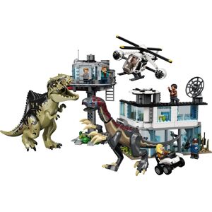 Lego Jurassic World Giganotosaurus og therizinosaurus-angreb