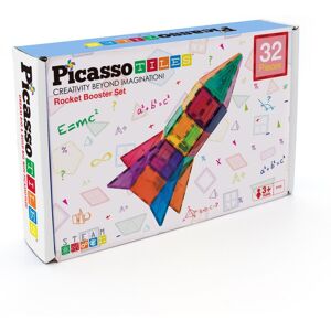 Rocket Booster Magnetic Tiles set 32pcs, Picasso