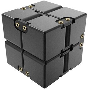 MTK Fidget Toy Infinite Cube Stressaflastende Flip-blok - Sort