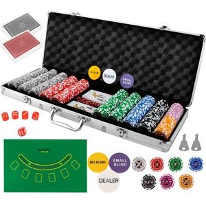 Malatec Pokerset med Väska & Tillbehör - 500 Marker - Poker