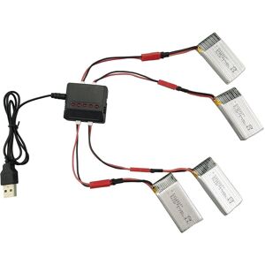 Syma 4 stk 3.7V 850mAh til X56W X56 RC Quadcopter Drone reservedele - Tilbehør til fjernbetjening legetøj Batteri Li-Po