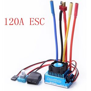 High Discount 3650 3900KV børsteløs motor og vandtæt 120A ESC med programbilkombination til 1/8 1/10 1/12 RC-båddel