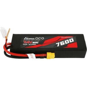 2s  7600mAh - 60C - Gens Ace XT60 PCM -etui