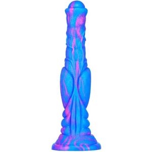 FantasyColors Monster Dildo Long Blue-Pink 30cm