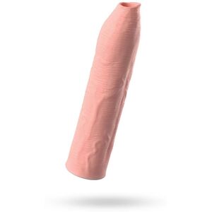 Vuxen Uncut Silicone Penis Enhancer - Light