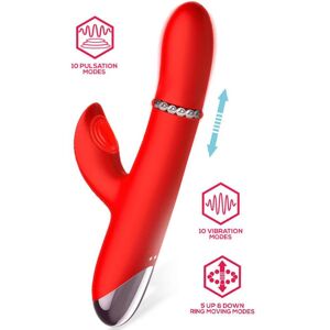 IntoYou Divya Vibe With Up & Down Internal Ring Beads & Pulsation Vibrator