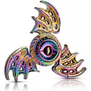 NSF Dragon Wings Eye Tri Fidget Spinner Metal Hand Spinner Lav støj Høj Speed Fokus Legetøj med Stål Selvsmørende Leje