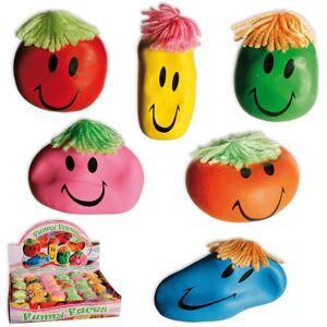 Out of the Blue 3-Pack Stressball Smiley Stress Funny Face Clip Ball  Fidget Toy