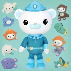 Moose Octonauts Above & Beyond Sound Effects Plush Captain Barnacles Toy