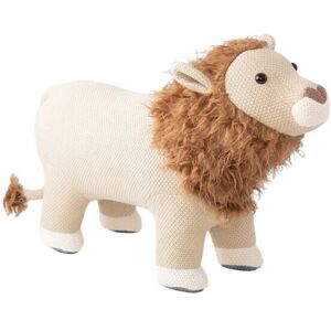 Fluffy toy Crochetts AMIGURUMIS MAXI Brown Lion 84 x 57 x 32 cm