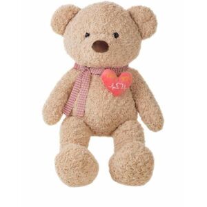 BigBuy Kids Teddy Bear Old Heart 55 cm