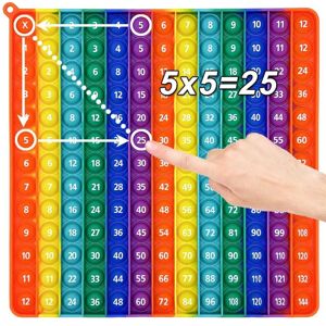 NSF Bedste kvalitet 12×12 Multiplikation Spil Pop Legetøj, Math Learning Pædagogisk Legetøj Manipulativer til børn førskole Børnehave Klasseværelse
