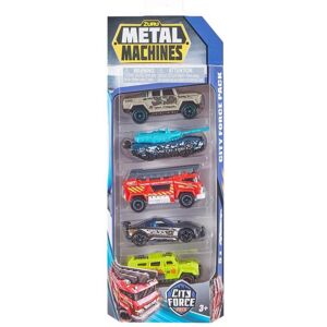 Zuru Metal Machines-S2 Multi Pack Car 5-Pack, City Force