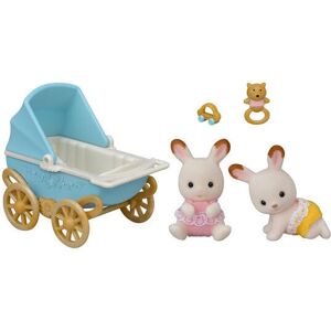 Sylvanian Families - Chokoladekanintvillinger -sæt (Barnevogn)