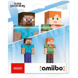 Amiibo Figurine - Steve and Alex (No 89) (Super Smash Collection) - Amiibo