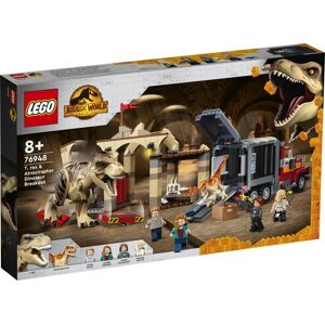 Lego Jurassic World T. rex og atrociraptor på dinosaurflugt 76948