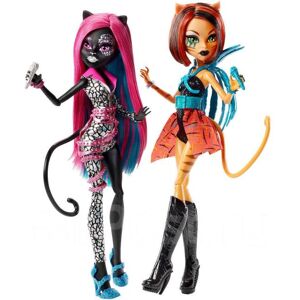 Monster High Fierce Rockers Catty Noir & Toralei 2-Pack