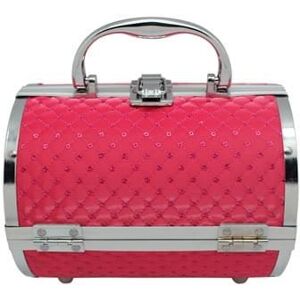 Avery Makeup Taske / Smykkeskrin Aluminium - Pink