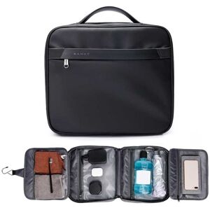 BANGE BG-7529 Convenient Travel Foldable Cosmetic Storage Bag Toiletry Bag With Hook(Black)