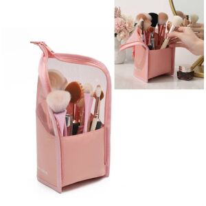 shopnbutik Portable Cosmetics Storage Bag Travel Toiletry Bag, Color:Pink