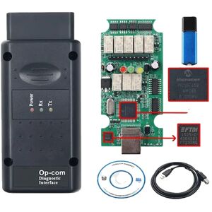 SupplySwap Opcom V2021, Flash-opdatering, Bil Diagnostisk Scanner