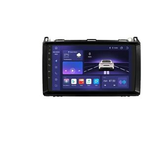 SupplySwap Bil Stereo Radio, Android 12 Kompatibilitet, GPS Navigation, S3 AHD1 AI