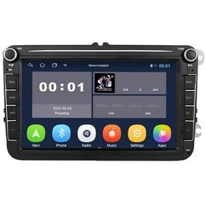 SupplySwap Bilradio GPS multimedieafspiller, Android 12, VW Volkswagen Golf Passat, HC2-CP(4Core 2G 32G)