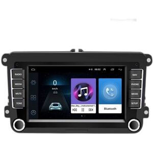 SupplySwap 2Din Android Bil Radio GPS - 7 Multimedieafspiller, RDS Carplay Til VW Golf Passat B6.