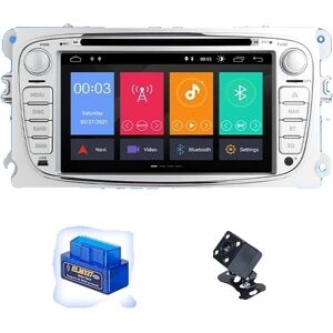 SupplySwap Carplay Android Radio, Ford Focus 2 3 MK2 Mondeo 4 Kuga Fiesta Transit Connect S-MAX C-MAX Galaxy, DSP RDS, 4Core 2GB 32GB